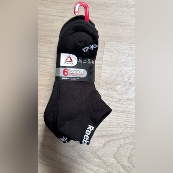 Reebok Black Low-Cut Athletic Socks - 3 Pack - Picture 3 of 3